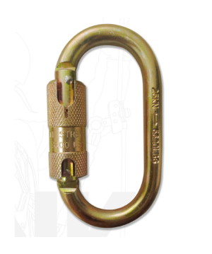 DNK 1015 Acero Oval Automático 2P Mosquetón
