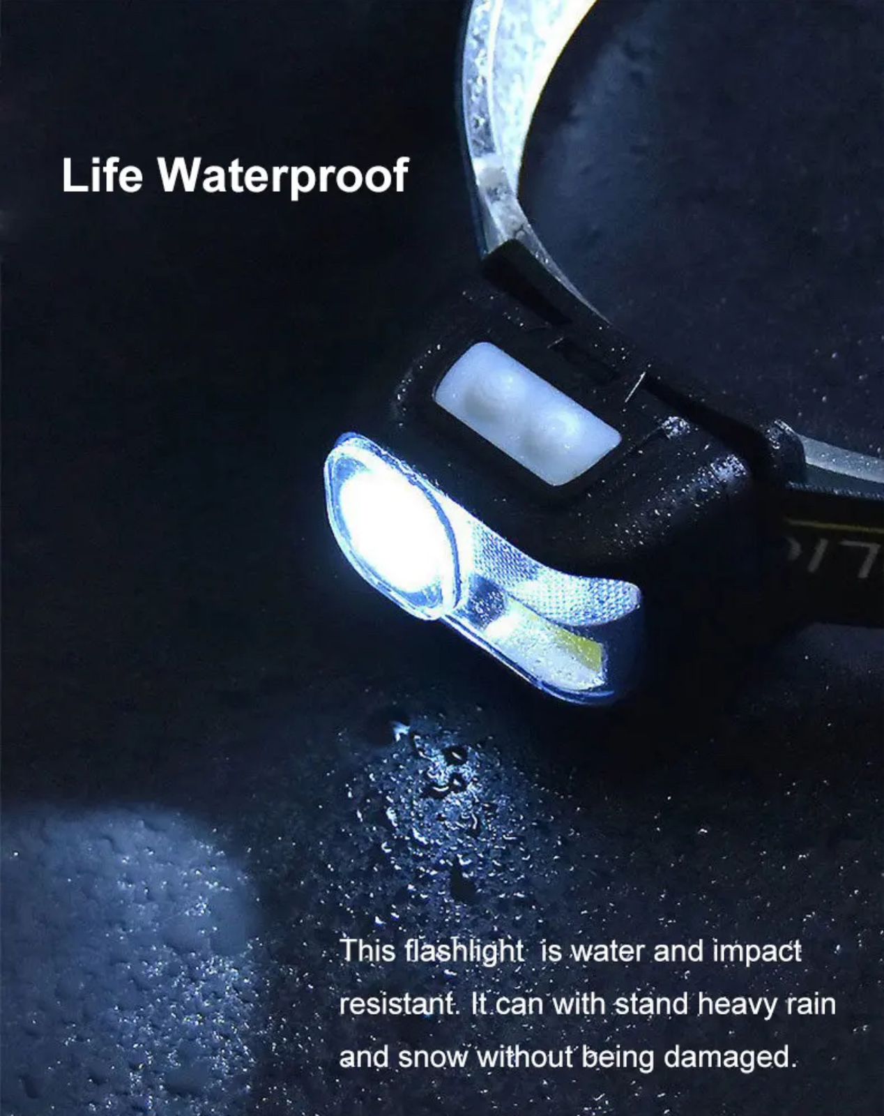 Linterna Frontal CY2089 Recargable con Sensor 6 Linterna Frontal CY2089 Recargable con Sensor 6