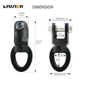 Presto Shackle swivel girador rotor Fusion 1