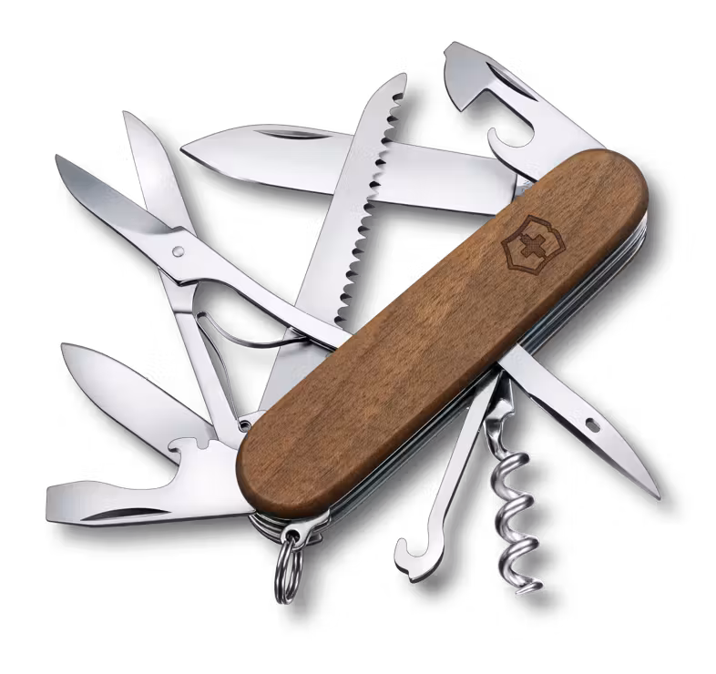 HUNTSMAN MADERA NAVAJA SUIZA VICTORINOX HUNTSMAN MADERA NAVAJA SUIZA VICTORINOX