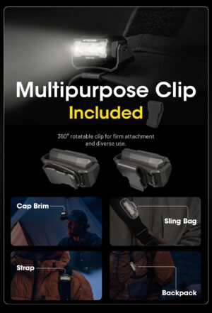 HA15 UHE 400/200 Lumen pila AA ligera linterna frontal Nitecore 8 HA15 UHE 400 Lumen pila AA ligera linterna frontal Nitecore 6