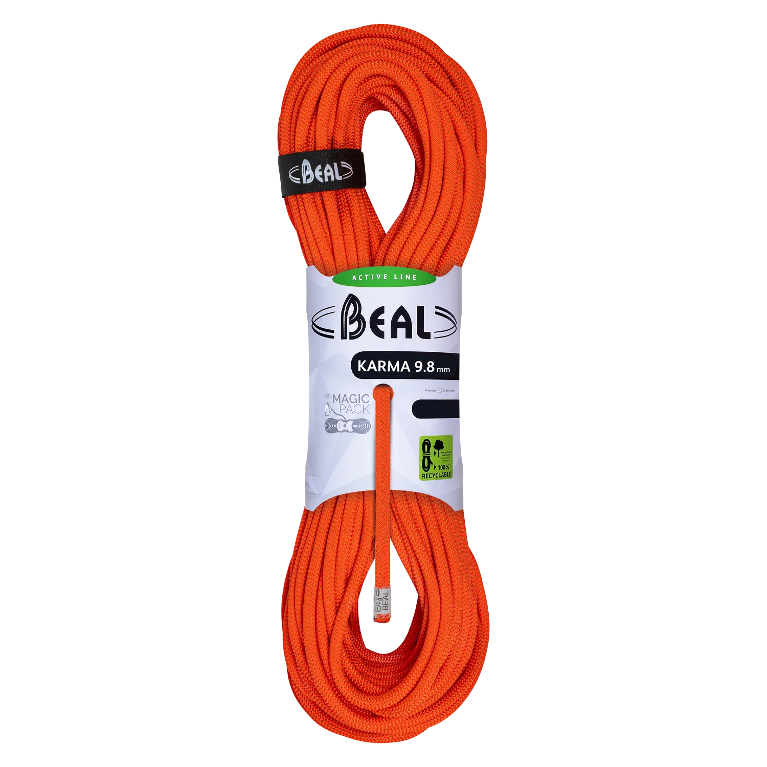KARMA 9.8mm cuerda escalada BEAL naranja KARMA 9.8mm cuerda escalada BEAL naranja 1