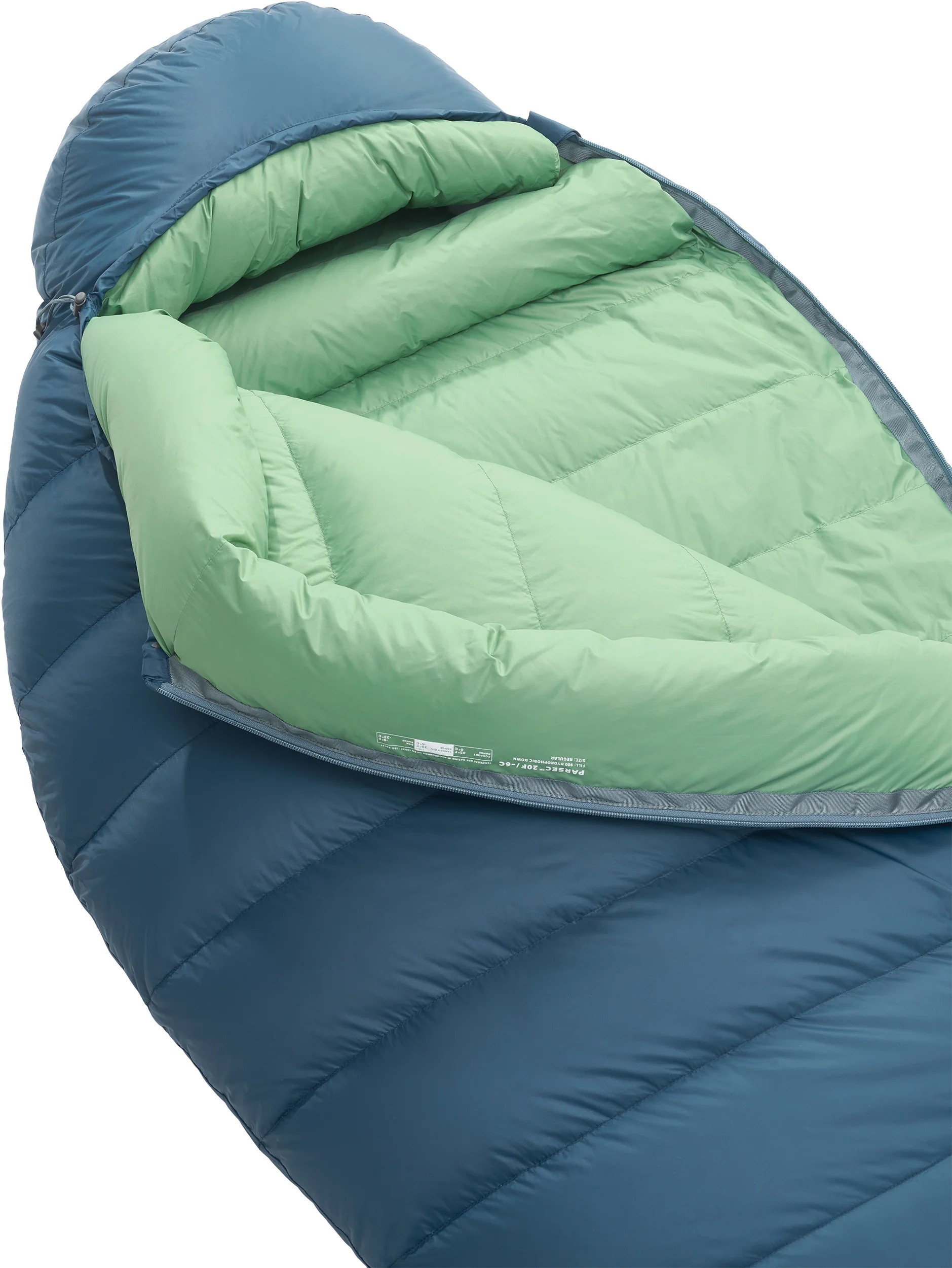 PARSEC -6°C PLUMON SLEEPING BAG THERMAREST (1) PARSEC 6°C PLUMON SLEEPING BAG THERMAREST 1