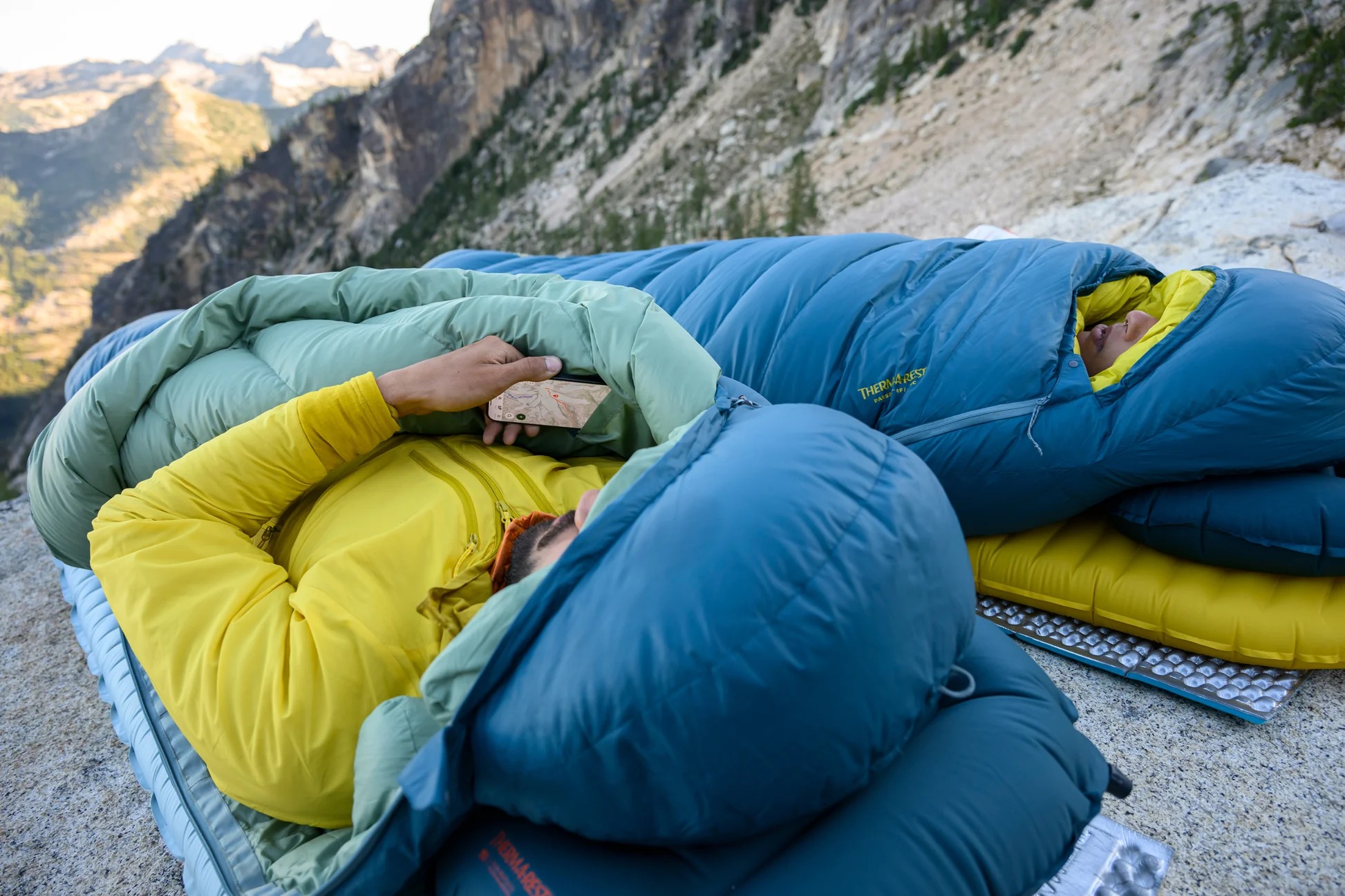 PARSEC -6°C PLUMON SLEEPING BAG THERMAREST (5) PARSEC 6°C PLUMON SLEEPING BAG THERMAREST 5