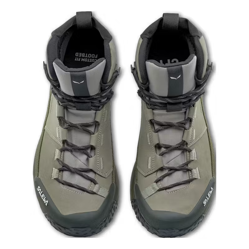 PUEZ LEATHER MID POWERTEX BOTAS VERDE SALEWA (12) PUEZ LEATHER MID POWERTEX BOTAS VERDE SALEWA 12