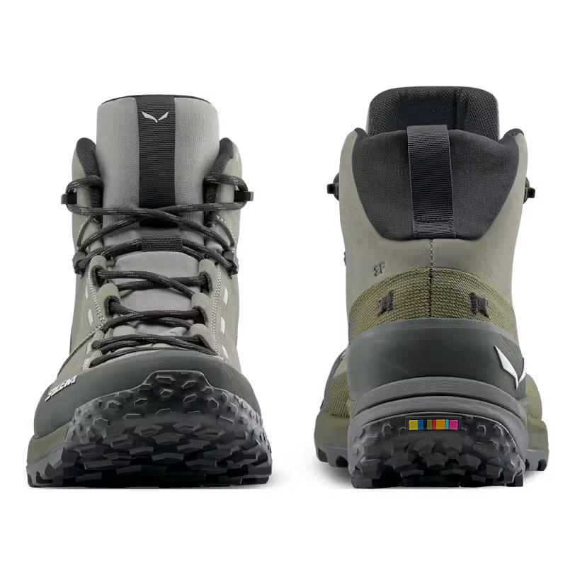 PUEZ LEATHER MID POWERTEX BOTAS VERDE SALEWA (9) PUEZ LEATHER MID POWERTEX BOTAS VERDE SALEWA 9