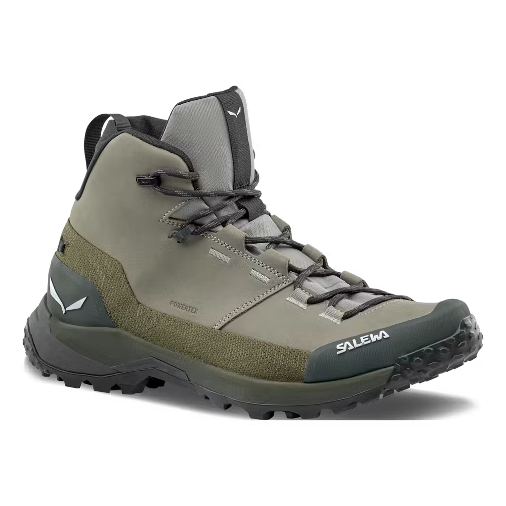 PUEZ LEATHER MID POWERTEX BOTAS VERDE SALEWA PUEZ LEATHER MID POWERTEX BOTAS VERDE SALEWA