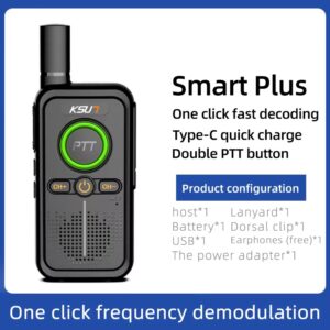 LT-PLUS ULTRA DELGADO WALKIE TALKIE PAR RADIOS KSUN 6 LT PLUS ULTRA DELGADO WALKIE TALKIE PAR RADIOS KSUN 3
