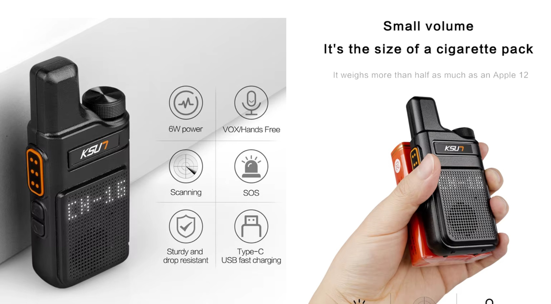 M6 WALKIE TALKIE PAR RADIOS KSUN 5 M6 WALKIE TALKIE PAR RADIOS KSUN descripcion