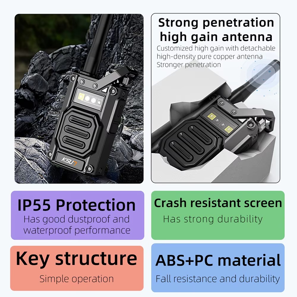 X36 POTENTES WALKIE TALKIE PAR RADIOS KSUN X36 POTENTES WALKIE TALKIE PAR RADIOS KSUN