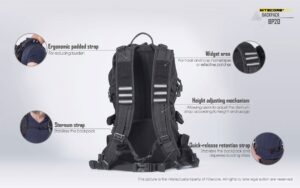 BP20 MULTIPROPÓSITO TÁCTICO MORRAL NITECORE 9 BP20 MULTIPROPOSITO TACTICO MORRAL NITECORE