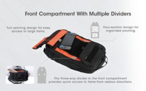 BP23 MULTIFUNCIONAL URBANA MORRAL NITECORE 5 BP23 Multifuncional Urbana morral NITECORE 1