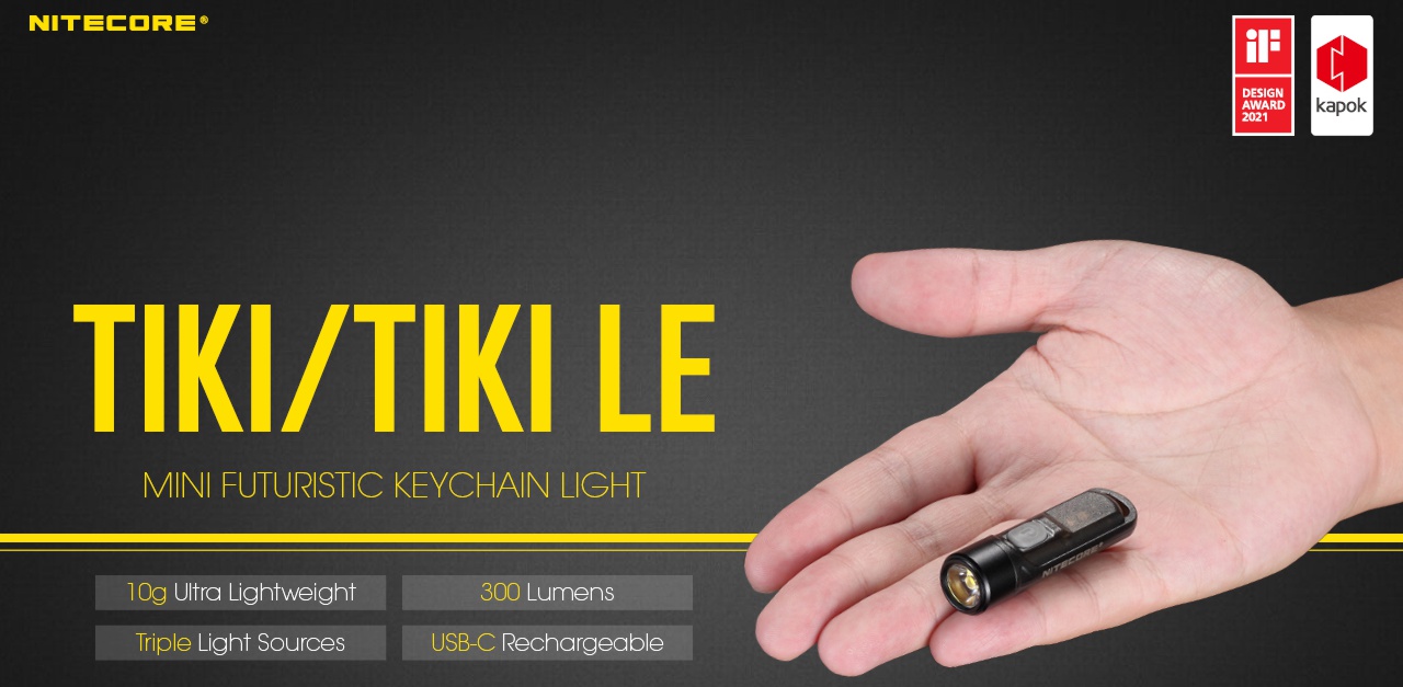 TIKI MINI FUTURISTIC LINTERA NITECORE 5 TIKI MINI FUTURISTIC LINTERA NITECORE descripcion